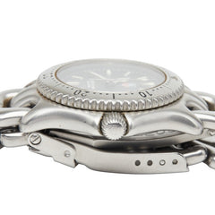 タグホイヤー プロフェッショナル セル 腕時計 S99.215 クオーツ グレー文字盤 ステンレススチール レディース TAG HEUER 【中古】