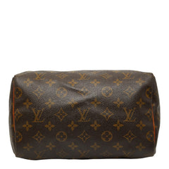ルイ ヴィトン モノグラム スピーディ25 ミニボストンバッグ ハンドバッグ M41528 ブラウン PVC レザー レディース LOUIS VUITTON 【中古】