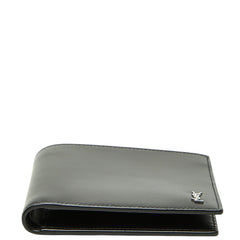 サンローラン タイニーカサンドラ YSLロゴ 二つ折り財布 ブラック レザー レディース SAINT LAURENT 【中古】