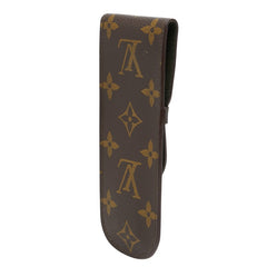 ルイ ヴィトン モノグラム エテュイ スティロ ペンケース M62990 ブラウン PVC レディース LOUIS VUITTON 【中古】