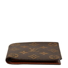 ルイ ヴィトン モノグラム ポルトフォイユ マルコ 旧型 二つ折り財布 M61675 ブラウン PVC レザー レディース LOUIS VUITTON 【中古】
