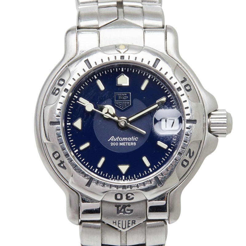タグホイヤー 6000シリーズ 腕時計 WH2313-K1 自動巻き ネイビー文字盤 ステンレススチール レディース TAG HEUER 【中古】