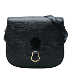 ルイ ヴィトン エピ サンクルー 斜め掛け ショルダーバッグ M52192 ノワール ブラック レザー レディース LOUIS VUITTON 中古