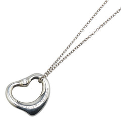 ティファニー エルサ ペレッティ オープンハート ネックレス SV925 シルバー レディース TIFFANY&Co. 【中古】