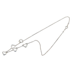 ティファニー エルサペレッティ 5連 オープンハート ネックレス SV925 シルバー レディース TIFFANY&Co. 【中古】
