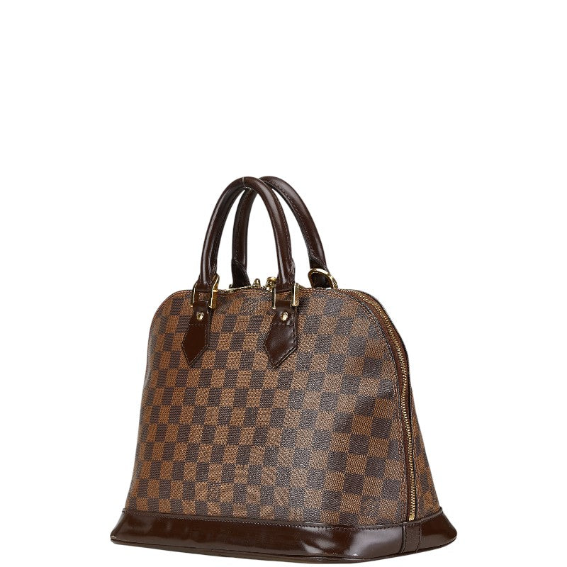 ルイ ヴィトン ダミエ アルマPM ハンドバッグ N53151 ブラウン PVC レザー レディース LOUIS VUITTON 【中古】