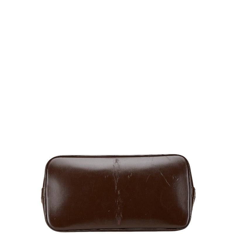 ルイ ヴィトン ダミエ アルマPM ハンドバッグ N53151 ブラウン PVC レザー レディース LOUIS VUITTON 【中古】