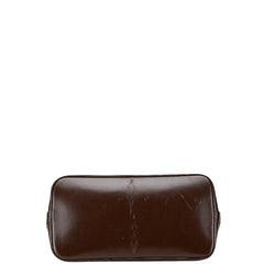 ルイ ヴィトン ダミエ アルマPM ハンドバッグ N53151 ブラウン PVC レザー レディース LOUIS VUITTON 【中古】