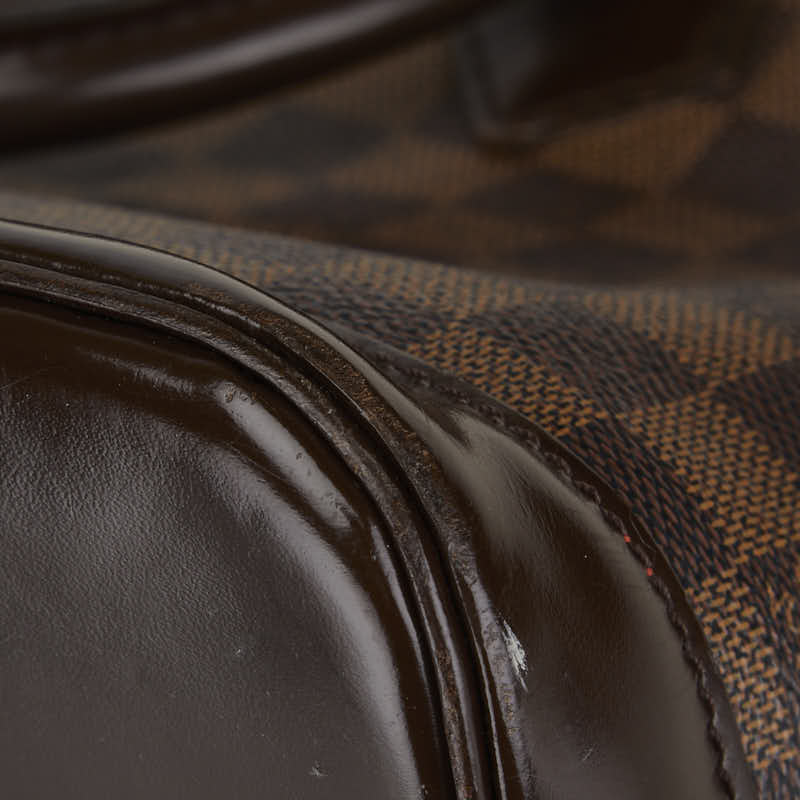 ルイ ヴィトン ダミエ アルマPM ハンドバッグ N53151 ブラウン PVC レザー レディース LOUIS VUITTON 【中古】