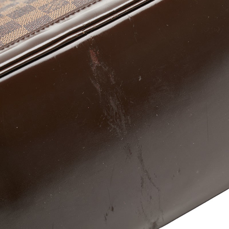 ルイ ヴィトン ダミエ アルマPM ハンドバッグ N53151 ブラウン PVC レザー レディース LOUIS VUITTON 【中古】