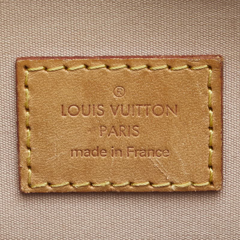 ルイ ヴィトン モノグラム ヴェルニ アルマPM ハンドバッグ M91751 ベージュプードル パテントレザー レディース LOUIS VUITTON 【中古】