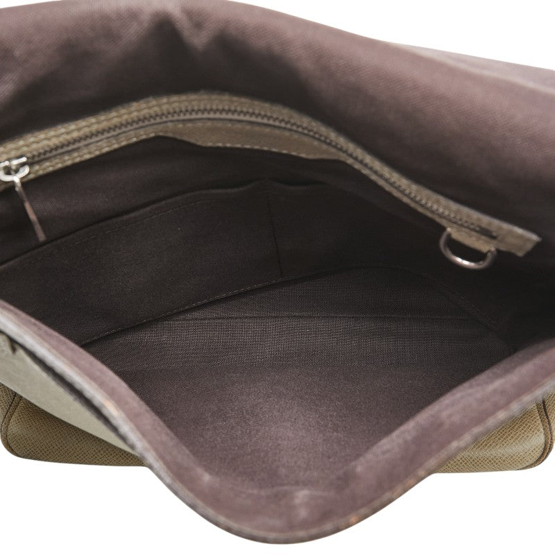 ルイ ヴィトン タイガ ミロ 斜め掛け ショルダーバッグ M32633 ポレール ベージュ レザー レディース LOUIS VUITTON 【中古】