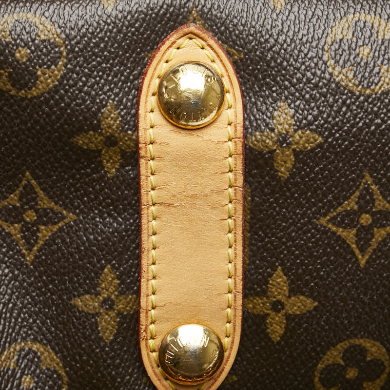 ルイ ヴィトン モノグラム ガリエラPM ワンショルダーバッグ M56382 ブラウン PVC レザー レディース LOUIS VUITTON 【中古】