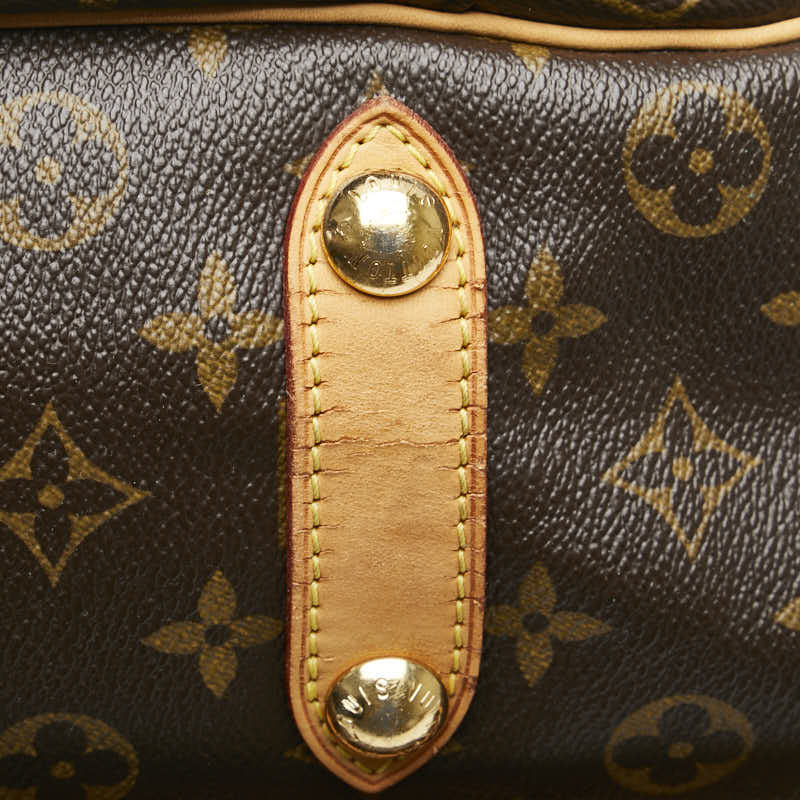 ルイ ヴィトン モノグラム ガリエラPM ワンショルダーバッグ M56382 ブラウン PVC レザー レディース LOUIS VUITTON 【中古】