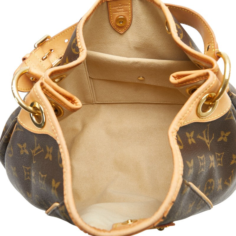 ルイ ヴィトン モノグラム ガリエラPM ワンショルダーバッグ M56382 ブラウン PVC レザー レディース LOUIS VUITTON 【中古】