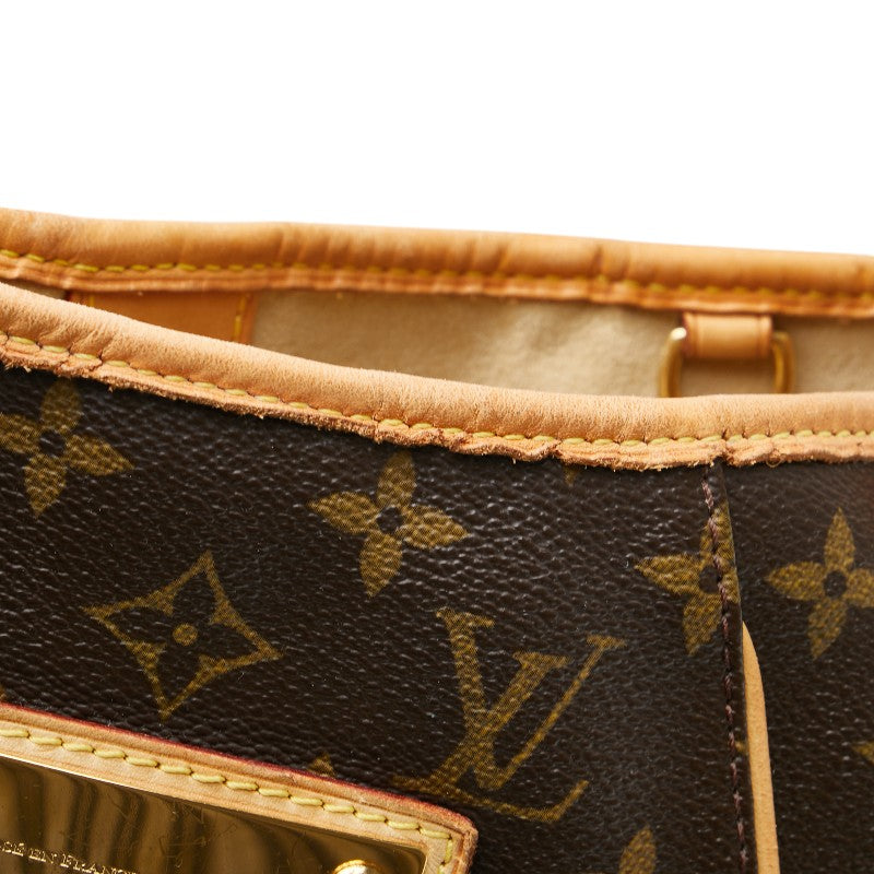 ルイ ヴィトン モノグラム ガリエラPM ワンショルダーバッグ M56382 ブラウン PVC レザー レディース LOUIS VUITTON 【中古】