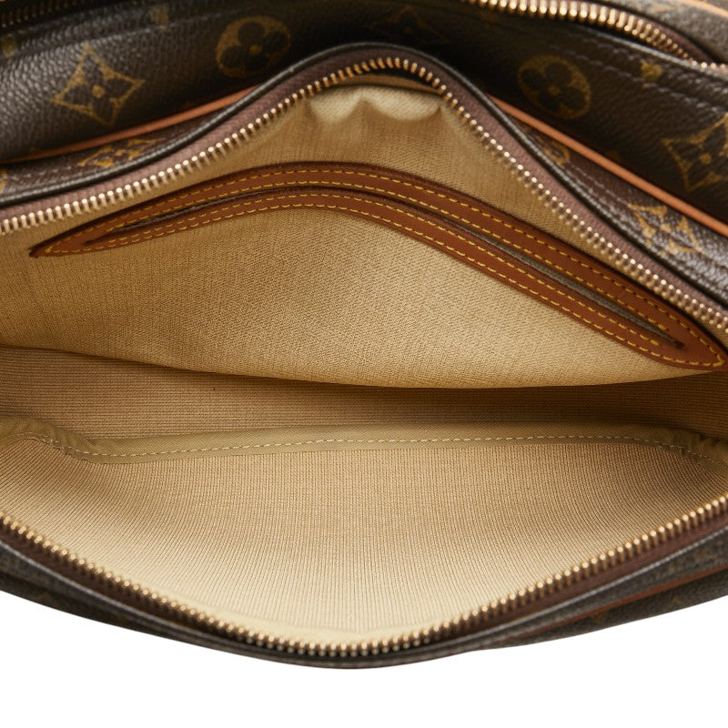 ルイ ヴィトン モノグラム リポーターPM 斜め掛け ショルダーバッグ M45254 ブラウン PVC レザー レディース LOUIS VUITTON 【中古】
