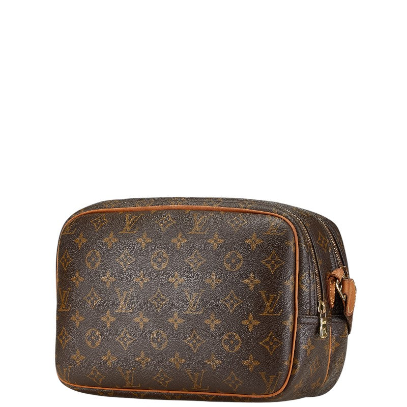ルイ ヴィトン モノグラム リポーターPM 斜め掛け ショルダーバッグ M45254 ブラウン PVC レザー レディース LOUIS VUITTON 【中古】