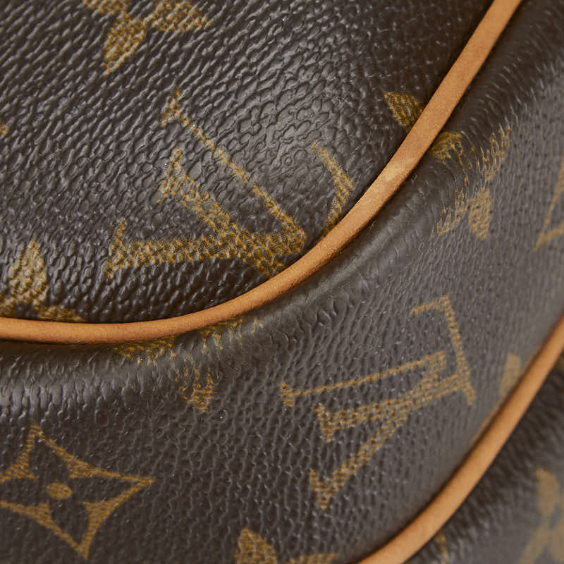 ルイ ヴィトン モノグラム リポーターPM 斜め掛け ショルダーバッグ M45254 ブラウン PVC レザー レディース LOUIS VUITTON 【中古】