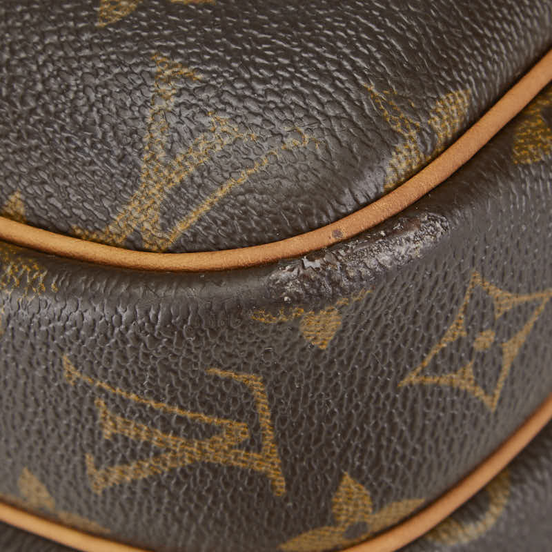 ルイ ヴィトン モノグラム リポーターPM 斜め掛け ショルダーバッグ M45254 ブラウン PVC レザー レディース LOUIS VUITTON 【中古】