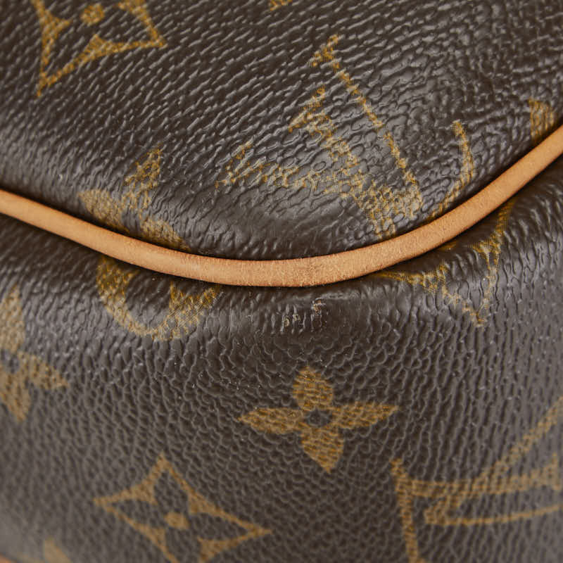 ルイ ヴィトン モノグラム リポーターPM 斜め掛け ショルダーバッグ M45254 ブラウン PVC レザー レディース LOUIS VUITTON 【中古】