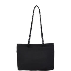 サルヴァトーレフェラガモ チェーン ショルダーバッグ AU-21 8803 ブラック ナイロン レディース Salvatore Ferragamo 【中古】