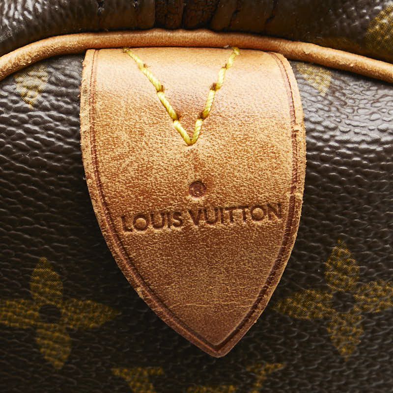 ルイ ヴィトン モノグラム キーポル50 ボストンバッグ M41426 ブラウン PVC レザー レディース LOUIS VUITTON 【中古】