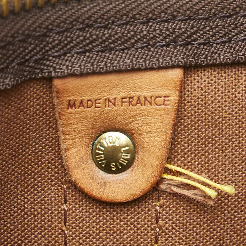 ルイ ヴィトン モノグラム キーポル50 ボストンバッグ M41426 ブラウン PVC レザー レディース LOUIS VUITTON 【中古】