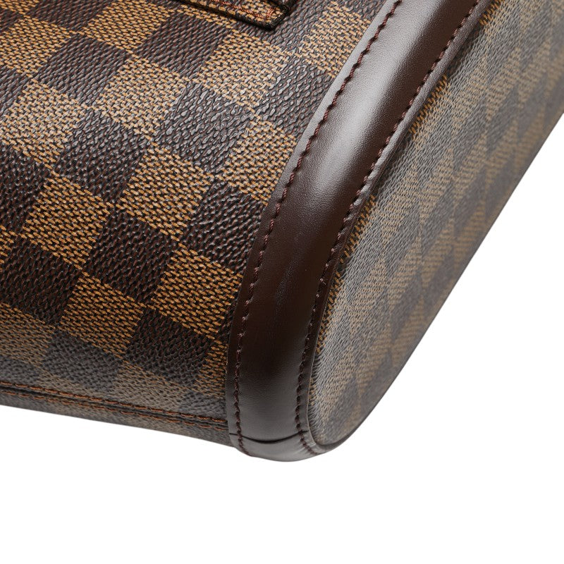 ルイ ヴィトン ダミエ マノスクPM トートバッグ ショルダーバッグ N51121 ブラウン PVC レザー レディース LOUIS VUITTON 【中古】