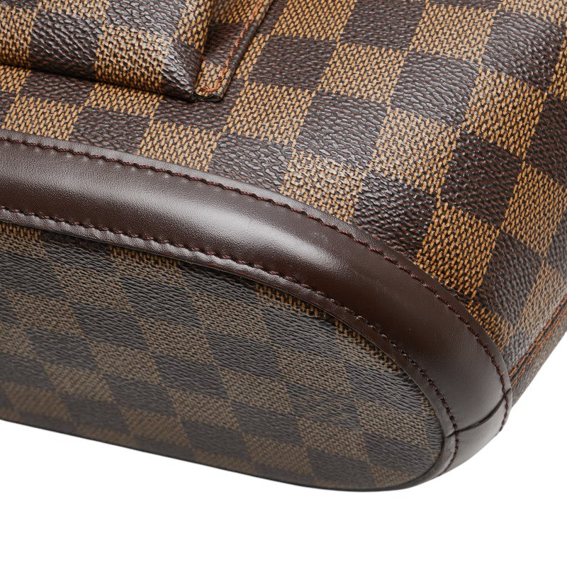 ルイ ヴィトン ダミエ マノスクPM トートバッグ ショルダーバッグ N51121 ブラウン PVC レザー レディース LOUIS VUITTON 【中古】