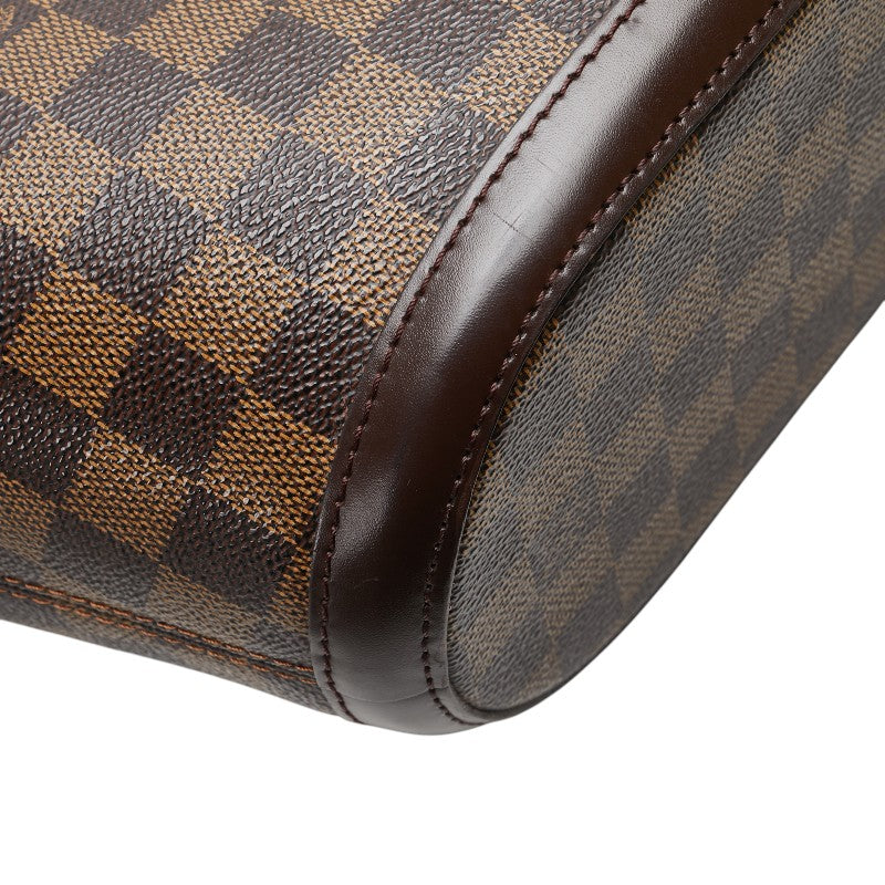 ルイ ヴィトン ダミエ マノスクPM トートバッグ ショルダーバッグ N51121 ブラウン PVC レザー レディース LOUIS VUITTON 【中古】