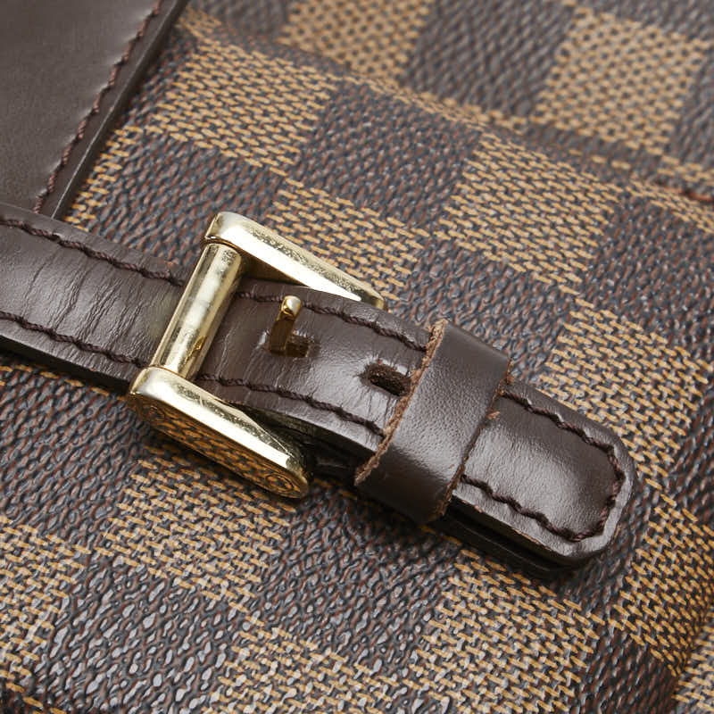 ルイ ヴィトン ダミエ マノスクPM トートバッグ ショルダーバッグ N51121 ブラウン PVC レザー レディース LOUIS VUITTON 【中古】