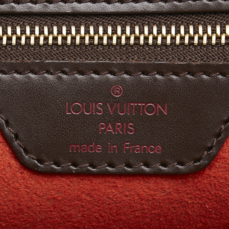 ルイ ヴィトン ダミエ マノスクPM トートバッグ ショルダーバッグ N51121 ブラウン PVC レザー レディース LOUIS VUITTON 【中古】