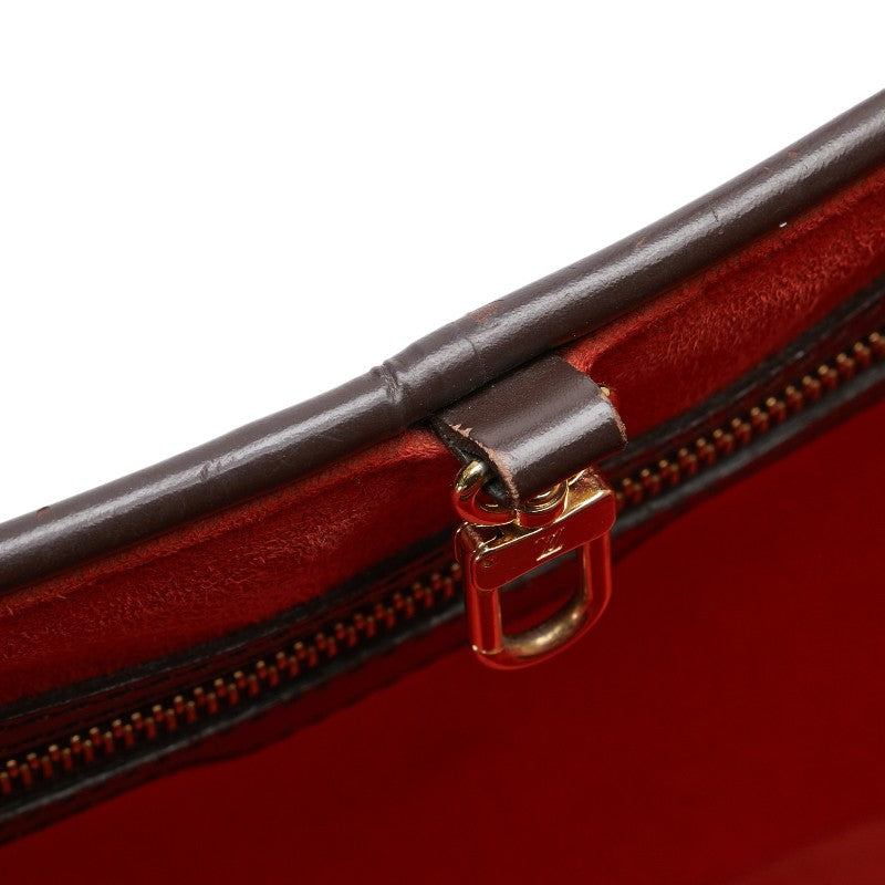 ルイ ヴィトン ダミエ マノスクPM トートバッグ ショルダーバッグ N51121 ブラウン PVC レザー レディース LOUIS VUITTON 【中古】