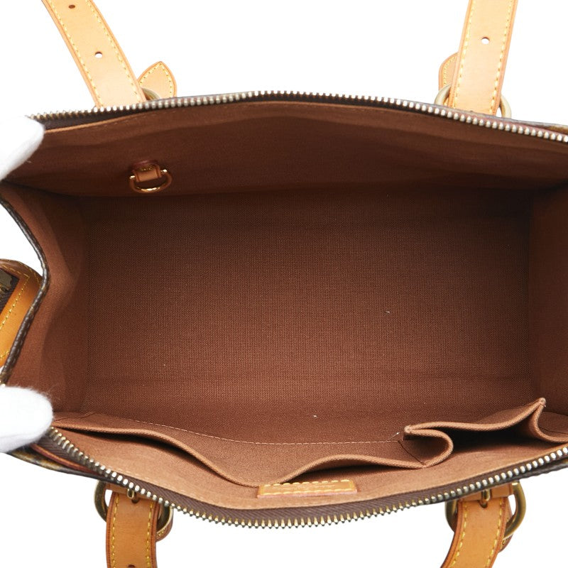 ルイ ヴィトン モノグラム ポパンクール オ ハンドバッグ M40007 ブラウン PVC レザー レディース LOUIS VUITTON 【中古】