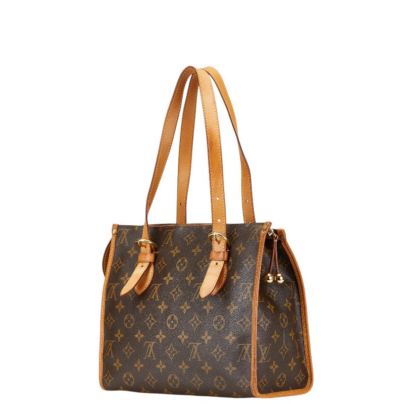 ルイ ヴィトン モノグラム ポパンクール オ ハンドバッグ M40007 ブラウン PVC レザー レディース LOUIS VUITTON 【中古】