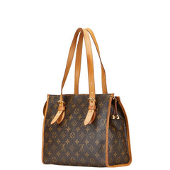 ルイ ヴィトン モノグラム ポパンクール オ ハンドバッグ M40007 ブラウン PVC レザー レディース LOUIS VUITTON 【中古】