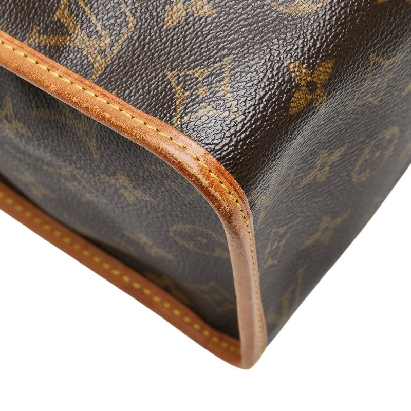 ルイ ヴィトン モノグラム ポパンクール オ ハンドバッグ M40007 ブラウン PVC レザー レディース LOUIS VUITTON 【中古】