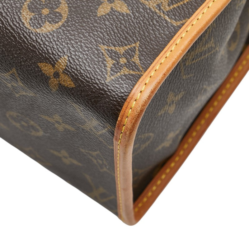 ルイ ヴィトン モノグラム ポパンクール オ ハンドバッグ M40007 ブラウン PVC レザー レディース LOUIS VUITTON 【中古】