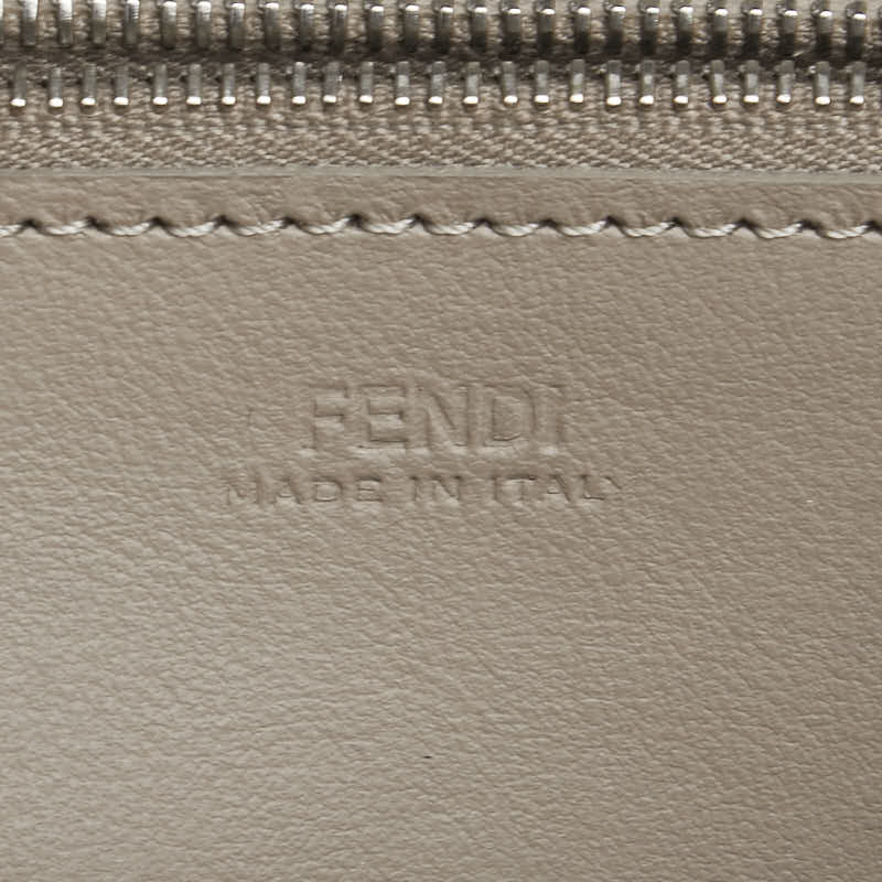 フェンディ ピーカブー 長財布 8M0427 ライトブルー レザー レディース FENDI 【中古】