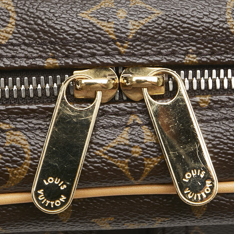 ルイ ヴィトン モノグラム マンハッタンPM ハンドバッグ M40026 ブラウン PVC レザー レディース LOUIS VUITTON 【中古】
