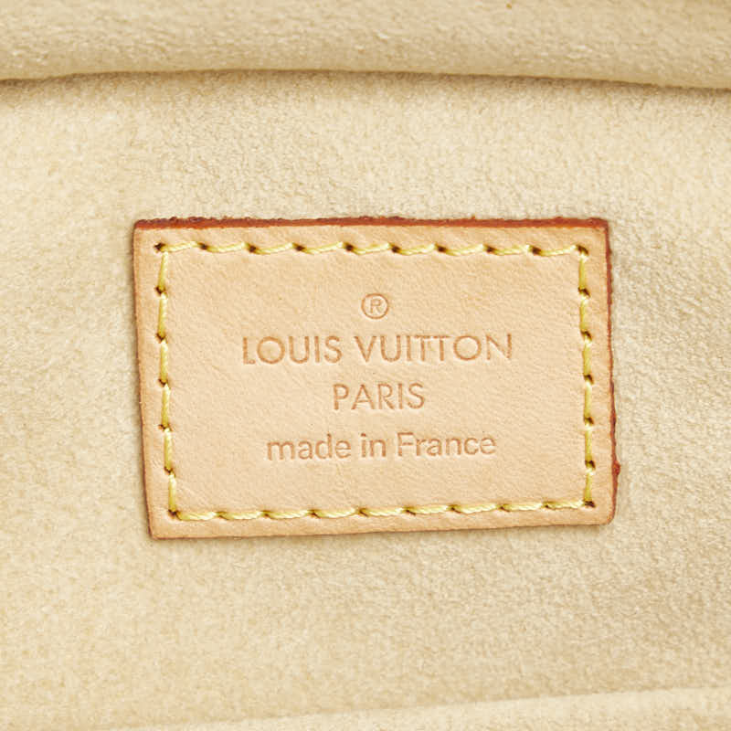 ルイ ヴィトン モノグラム マンハッタンPM ハンドバッグ M40026 ブラウン PVC レザー レディース LOUIS VUITTON 【中古】