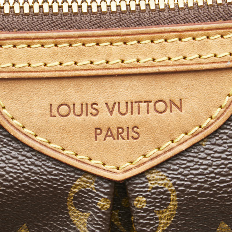 ルイ ヴィトン モノグラム パレルモPM ハンドバッグ ショルダーバッグ 2WAY M40145 ブラウン PVC レザー レディース LOUIS VUITTON 【中古】