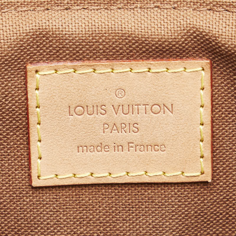 ルイ ヴィトン モノグラム パレルモPM ハンドバッグ ショルダーバッグ 2WAY M40145 ブラウン PVC レザー レディース LOUIS VUITTON 【中古】