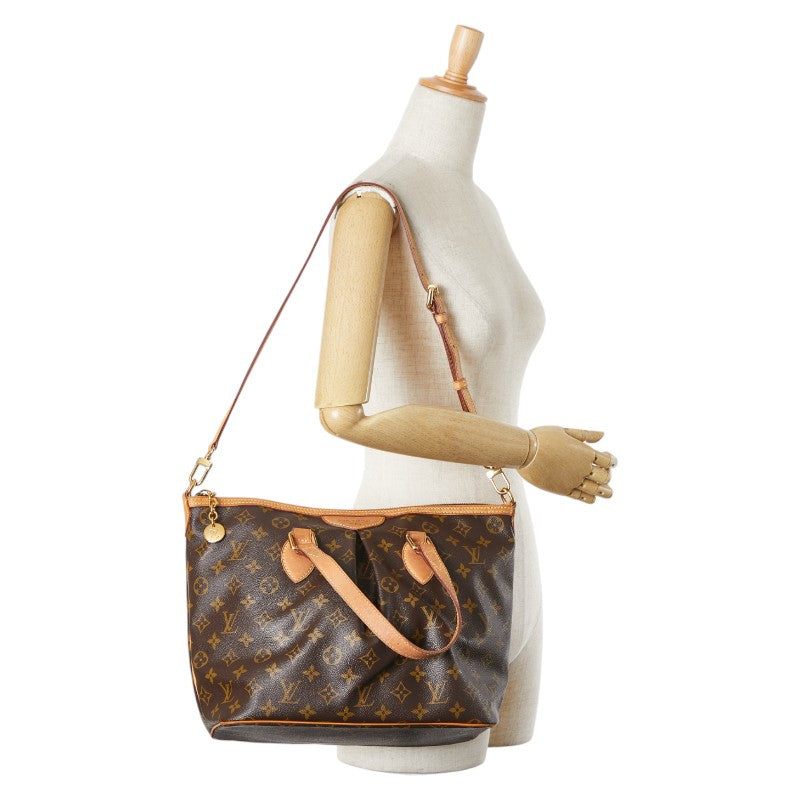 ルイ ヴィトン モノグラム パレルモPM ハンドバッグ ショルダーバッグ 2WAY M40145 ブラウン PVC レザー レディース LOUIS VUITTON 【中古】
