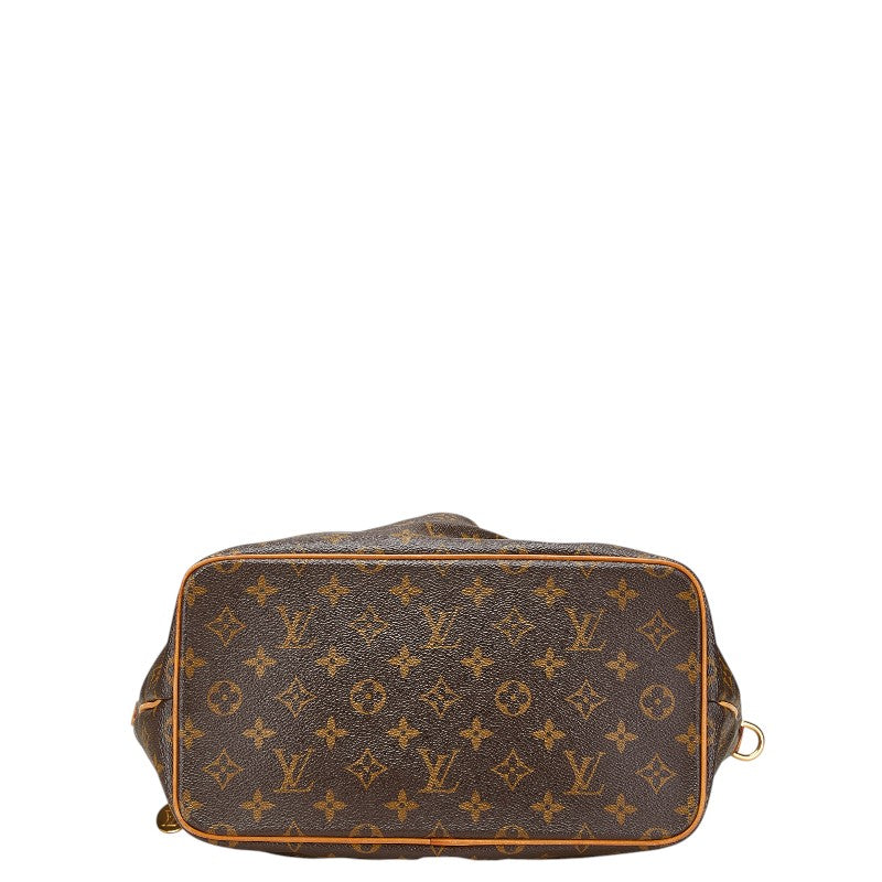 ルイ ヴィトン モノグラム パレルモPM ハンドバッグ ショルダーバッグ 2WAY M40145 ブラウン PVC レザー レディース LOUIS VUITTON 【中古】