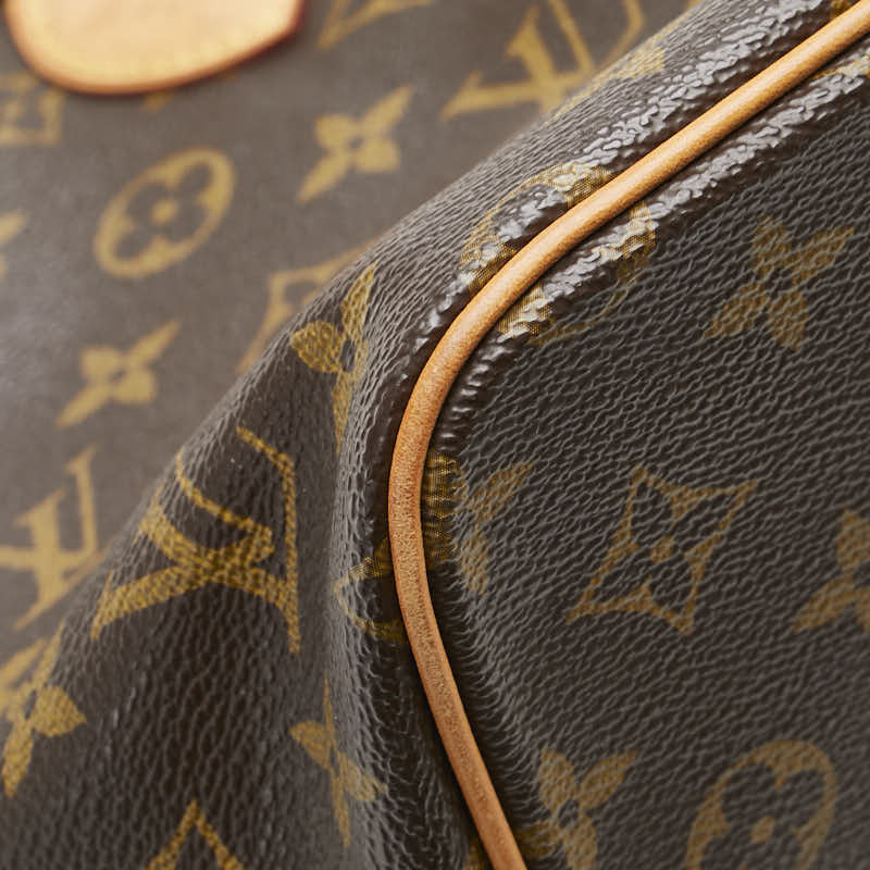 ルイ ヴィトン モノグラム パレルモPM ハンドバッグ ショルダーバッグ 2WAY M40145 ブラウン PVC レザー レディース LOUIS VUITTON 【中古】