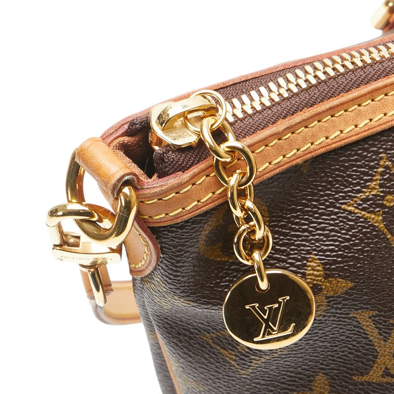ルイ ヴィトン モノグラム パレルモPM ハンドバッグ ショルダーバッグ 2WAY M40145 ブラウン PVC レザー レディース LOUIS VUITTON 【中古】