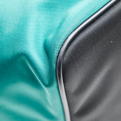 タケゾー トートバッグ ショルダーバッグ 2WAY グリーン パープル ナイロン レザー レディース 【中古】