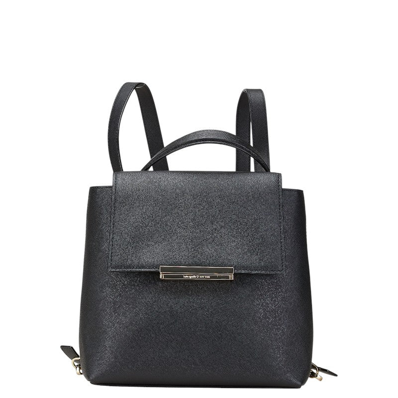 ケイトスペード メイクイットマイン リュック バックパック ハンドバッグ 2WAY PXRU8696 ブラック レザー レディース Kate Spade 【中古】